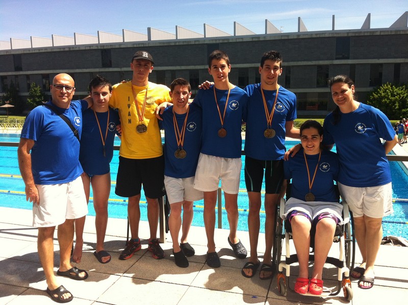 Los nadadores navarros brillan en el Campeonato de Espa&ntilde;a Absoluto por Clubes de Nataci&oacute;n Adaptada